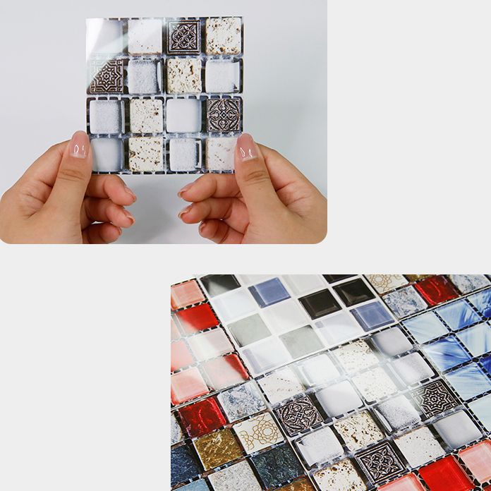 Lisslune | Mosaic tile for stripping and gluing tile mirror kitchen removable wall tile