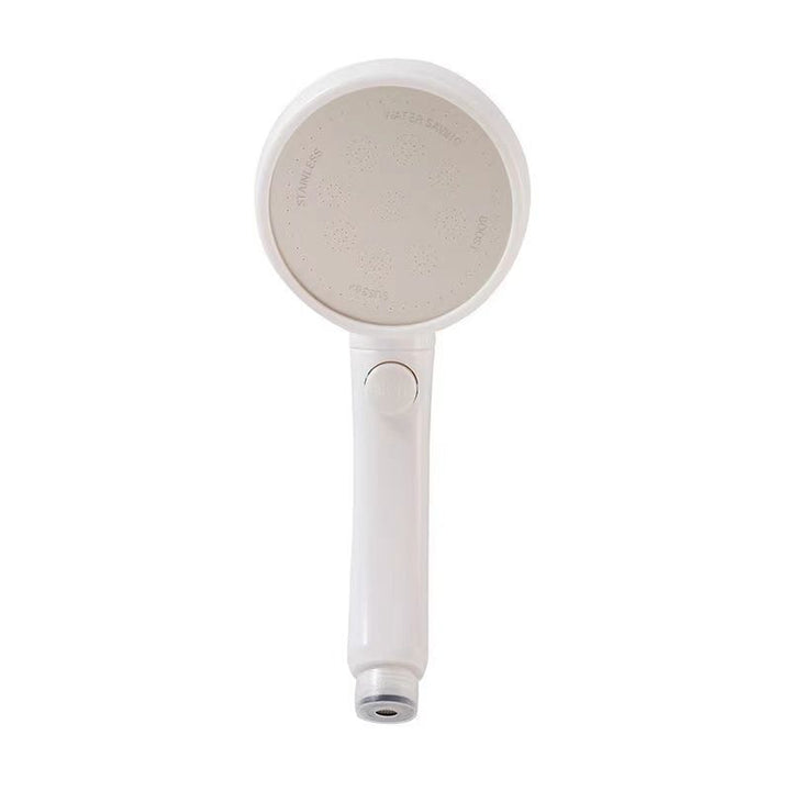 Lisslune | Plastic Handheld Showerhead White Standard Spray Round Wall-mounted Swivel Showerhead