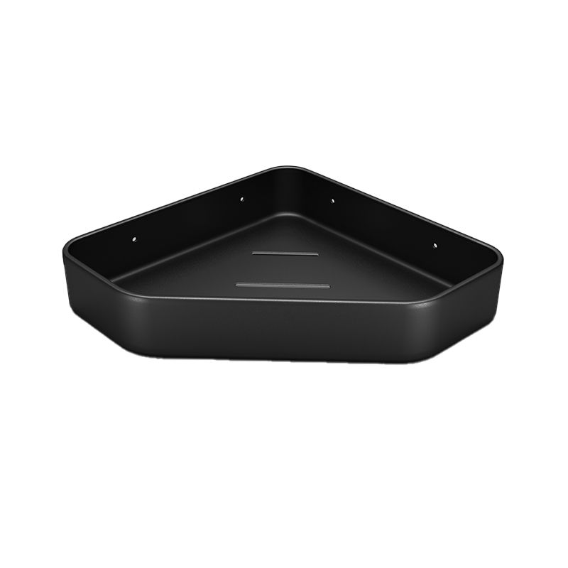 Lisslune | Matt black bathroom accessories set Modern anti-rust 1/2/3-piece bathroom shelf