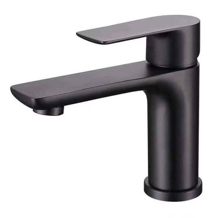 Lisslune | Modern Vessel Faucet Copper Single Handle Low Arc Vessel Faucet for Home