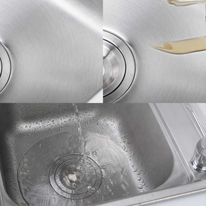 Lisslune | Modern Style Kitchen Sink Dirt Resistant Vanity Kitchen Sink with Drain Kit