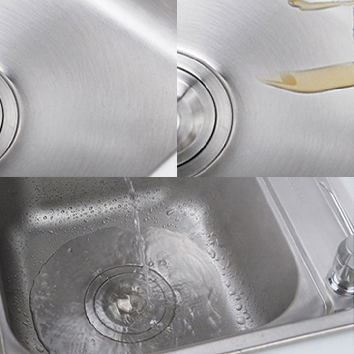 Lisslune | Modern Style Kitchen Sink Dirt Resistant Vanity Kitchen Sink with Drain Kit