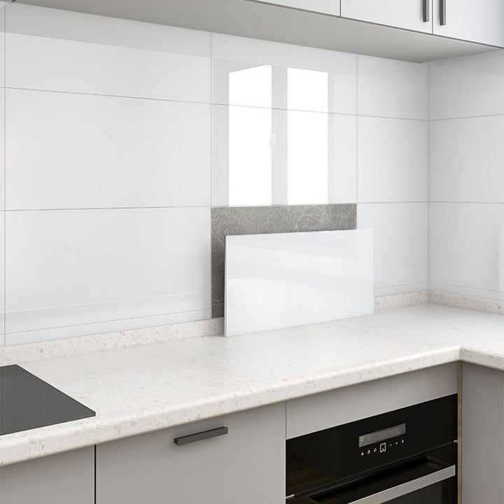 Lisslune | Marbleizing Waterproof Tile PVC Single Peel & Stick Tile for Backsplash