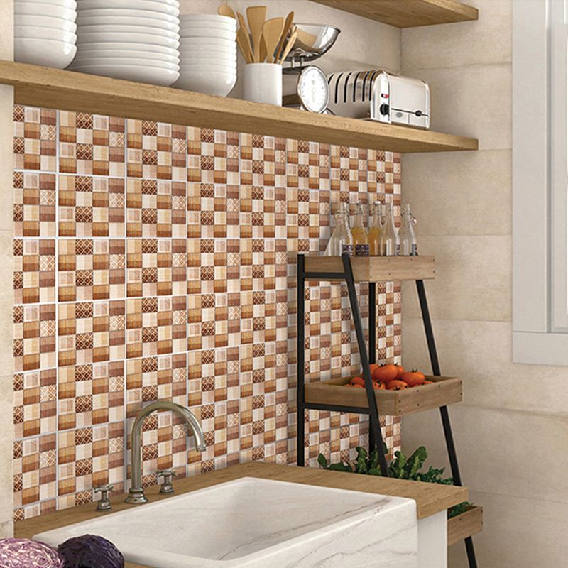 Lisslune | Mosaic Tiles Wallpaper PVC Waterproof Peel & Stick Mosaic Tiles