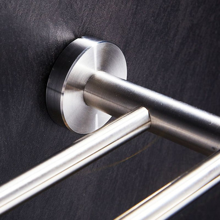 Lisslune | Chrome Traditional Bathroom Accessories Set Stainless Steel Bathroom Set