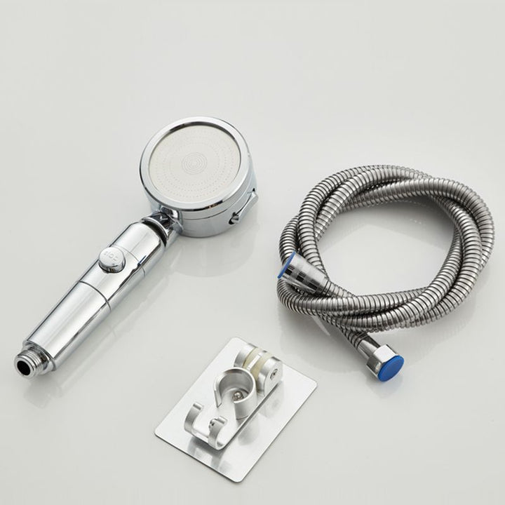 Lisslune | Contemporary 3 Beam Shower Head Adjustable Spray Pattern Rotating Hand Shower