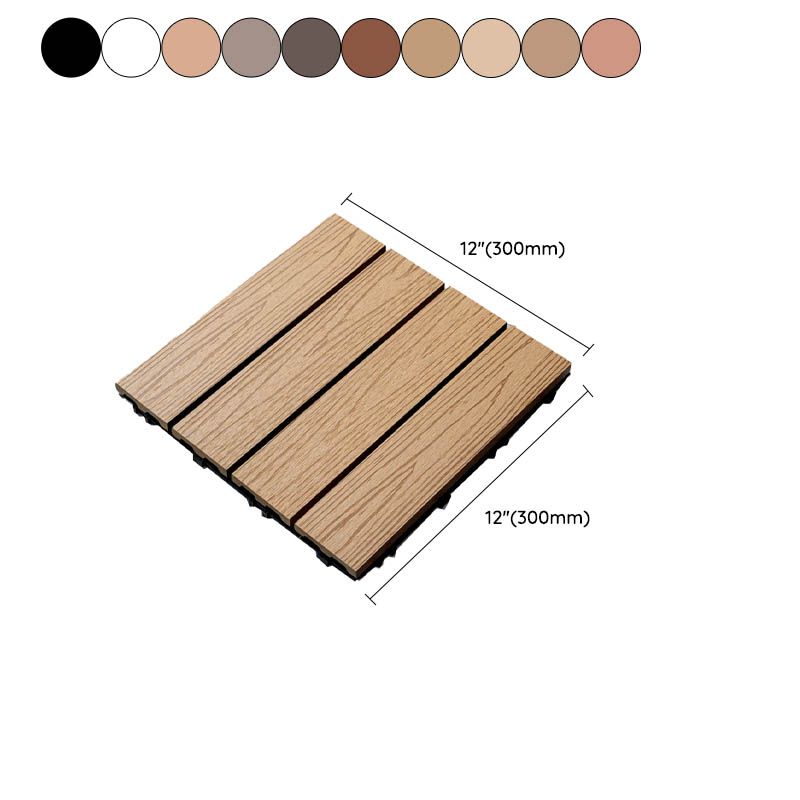 Lisslune | Classic wooden tiles for garden patio flooring to lay