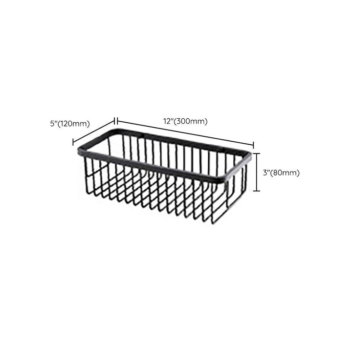 Lisslune | Modern Classic Bath Accessories Set in Matte Black Stainless Steel Bathrobe Hook/Towel Ring Bar