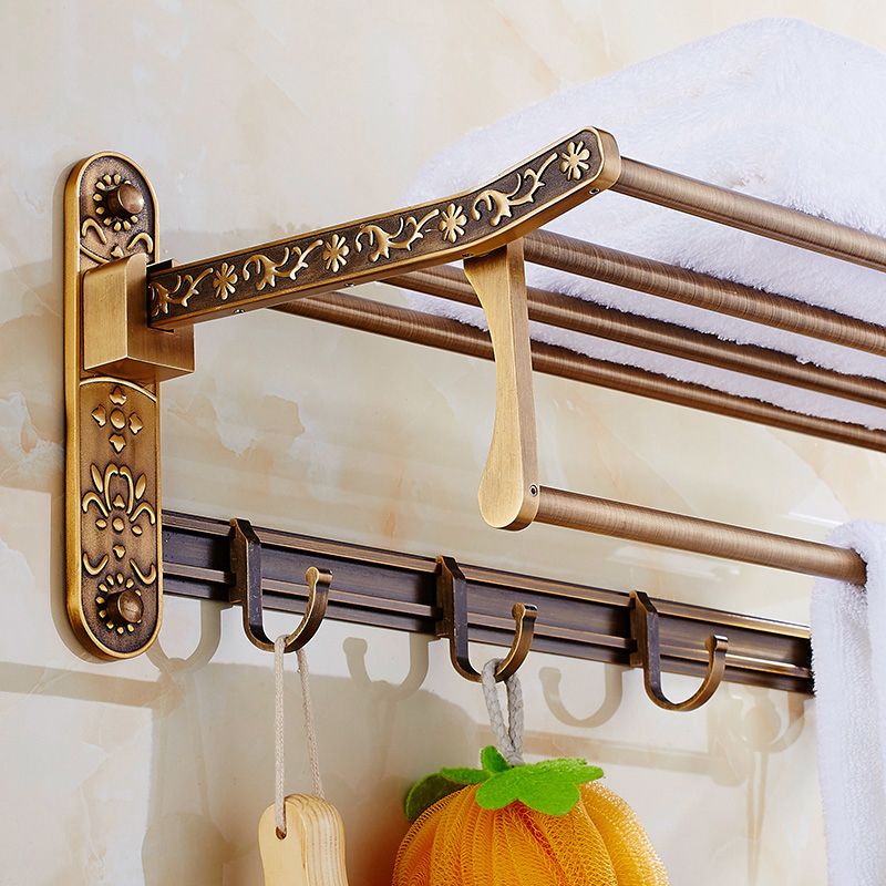 Lisslune | Traditional Bathroom Accessory Hardware Set Brass Bathroom Hardware