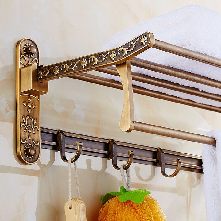 Lisslune | Traditional Bathroom Accessory Hardware Set Brass Bathroom Hardware