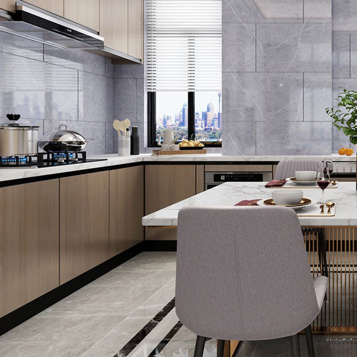 Lisslune | Rectangular Peel and Stick Tiles Modern Peel and Stick Back Wall 5 Pack