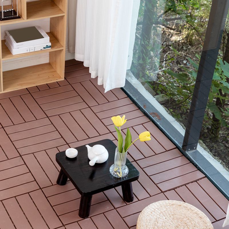 Lisslune | Modern Style WPC Flooring Corrosion Resistant Square Wood Floor