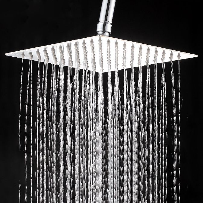 Lisslune | Wall-mounted shower head stainless steel fixed shower head with shower arm