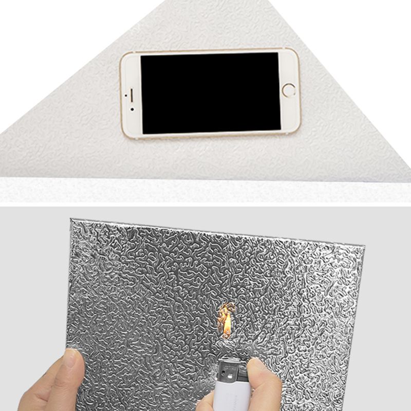 Lisslune | Modern waterproof kitchen mirror Peel and Stick Backsplash tile