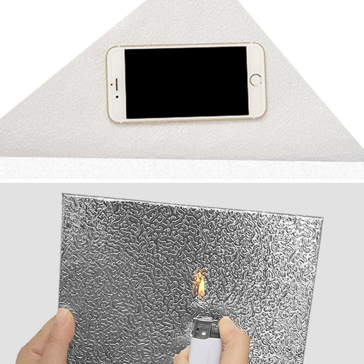 Lisslune | Modern waterproof kitchen mirror Peel and Stick Backsplash tile