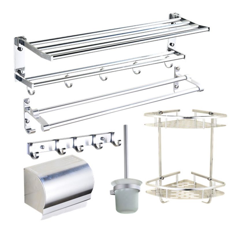 Lisslune | Modern Stainless Steel Paper Holder Bathroom Shelf Bathroom Accessories Set