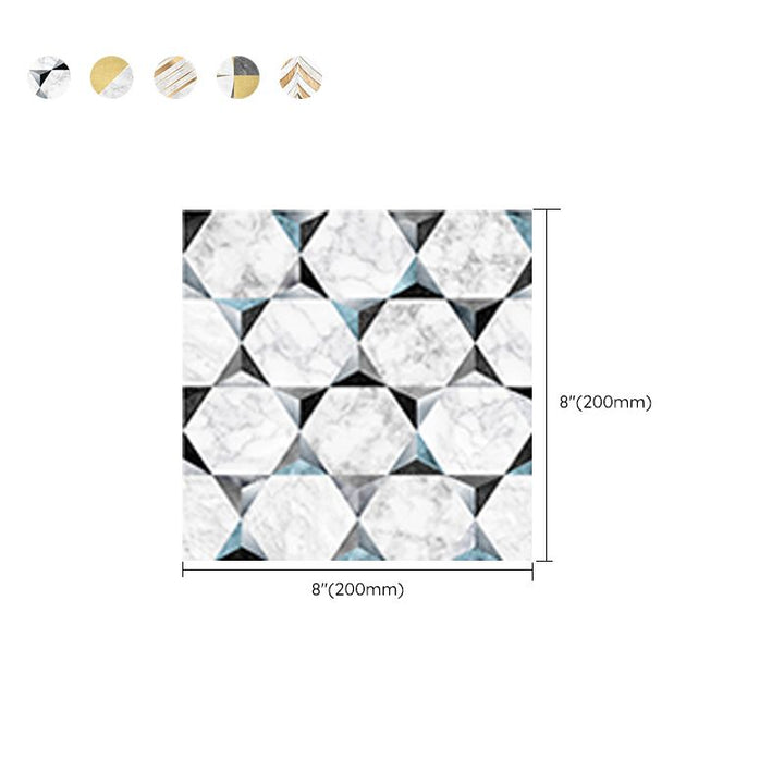 Lisslune | Contemporary Mosaic Tile Peel and Stick Tile Kitchen Backsplash Peel and Stick Wall Tile