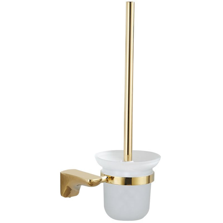Lisslune | 2-piece metal bathroom accessory set traditional toilet brush and holder set