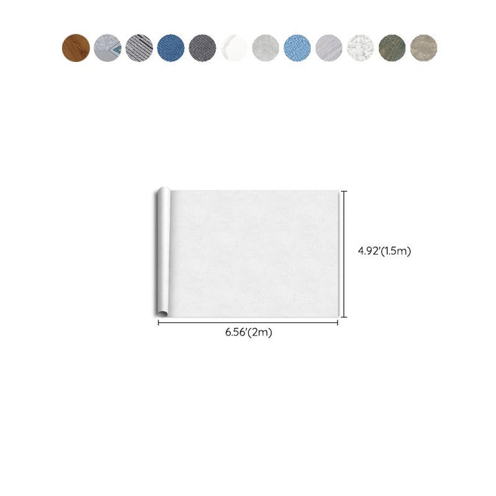 Lisslune | Rectangular Plastic Floor Waterproof Fabric Look Floor Tiles