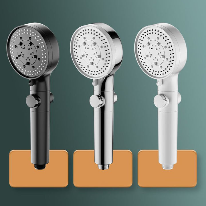 Lisslune | Bathroom Showerhead 5-Spray Round Handheld Shower Holder Wall Mount Showerhead