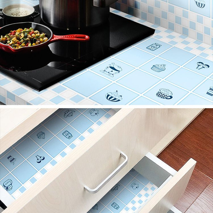 Lisslune | Modern splash protection wall tile PVC self-adhesive wallpaper for kitchen backsplash