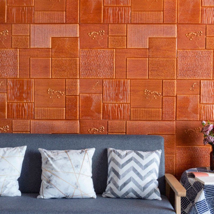 Lisslune | Industrial Wall Plank 3D Brick Bathroom Living Room Wall Panel Set of 1