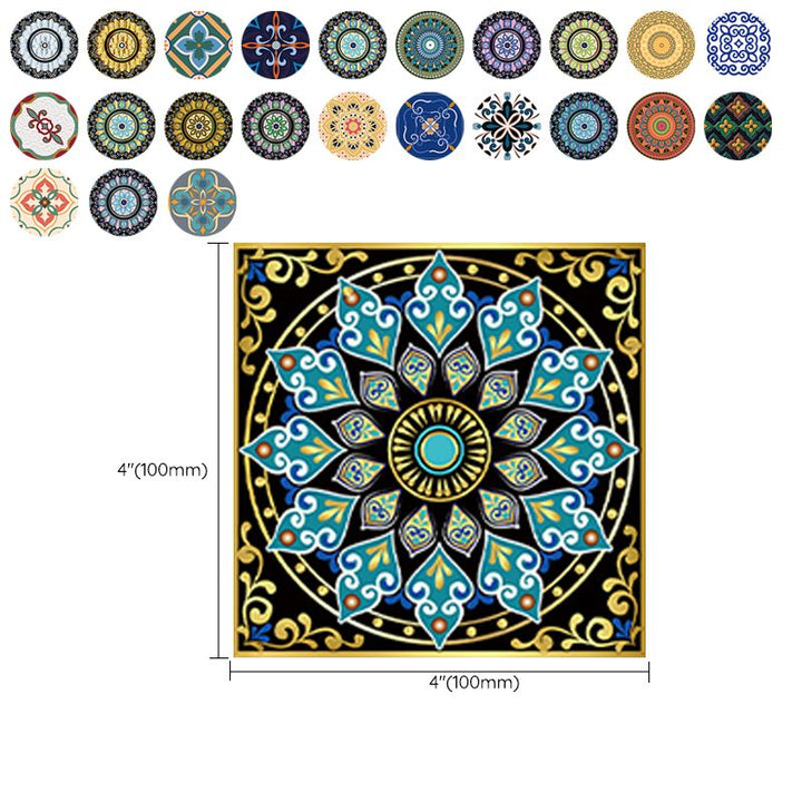 Lisslune | PVC Peel & Stick Mosaic Tile Square Mosaic Tiles Wallpaper with Waterproof