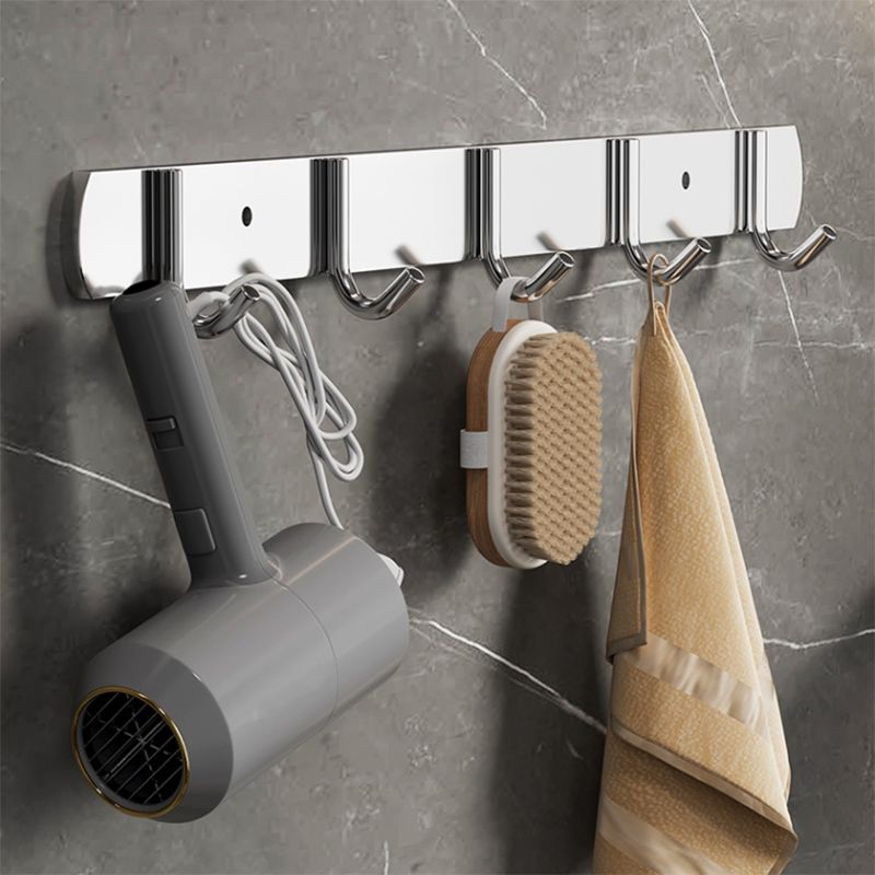 Lisslune | Modern Polished Chrome Bathroom Accessory Set Made of Stainless Steel
