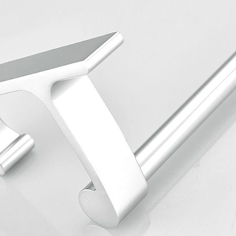 Lisslune | Chrome/Black Classic Bathroom Accessories Set Modern Bath Shelf/Towel Bar & Paper Holder