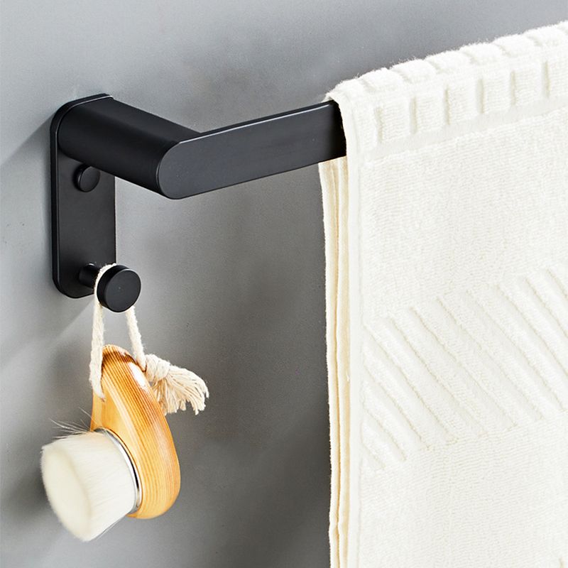 Lisslune | Metal Bathroom Set 5-piece Modern Style Black Bathroom Accessories Set