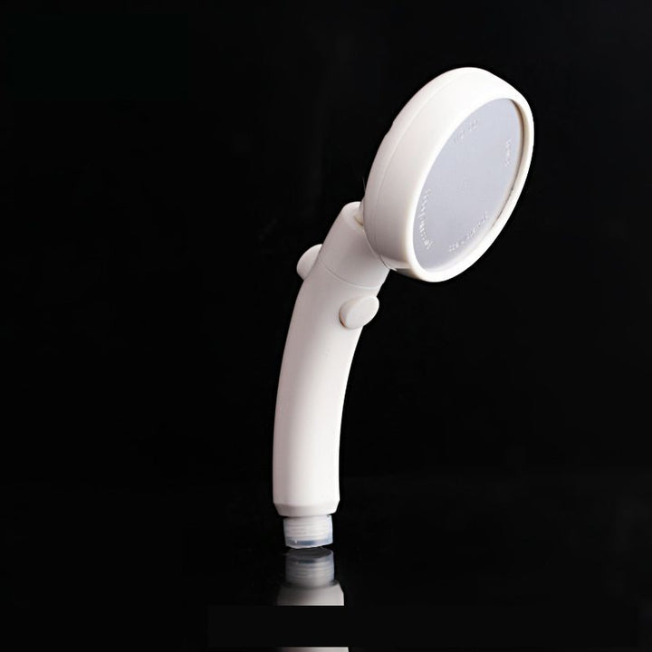 Lisslune | Plastic Handheld Showerhead White Standard Spray Round Wall-mounted Swivel Showerhead