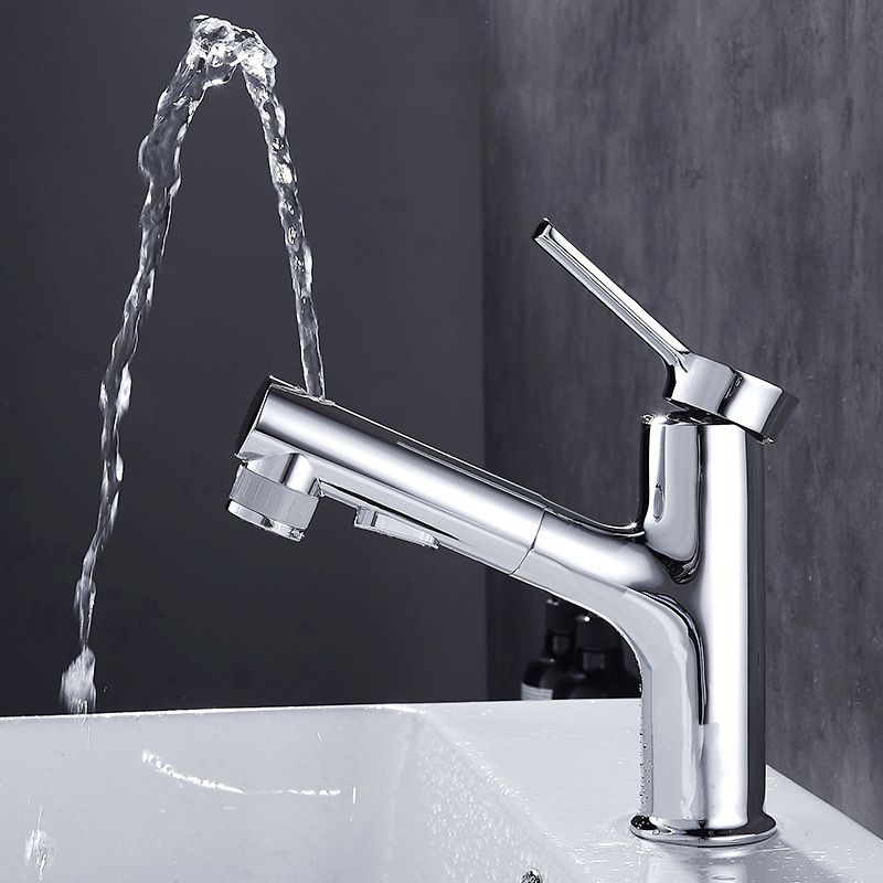 Lisslune | Contemporary Pull-out Sink Faucet with Lever Handle