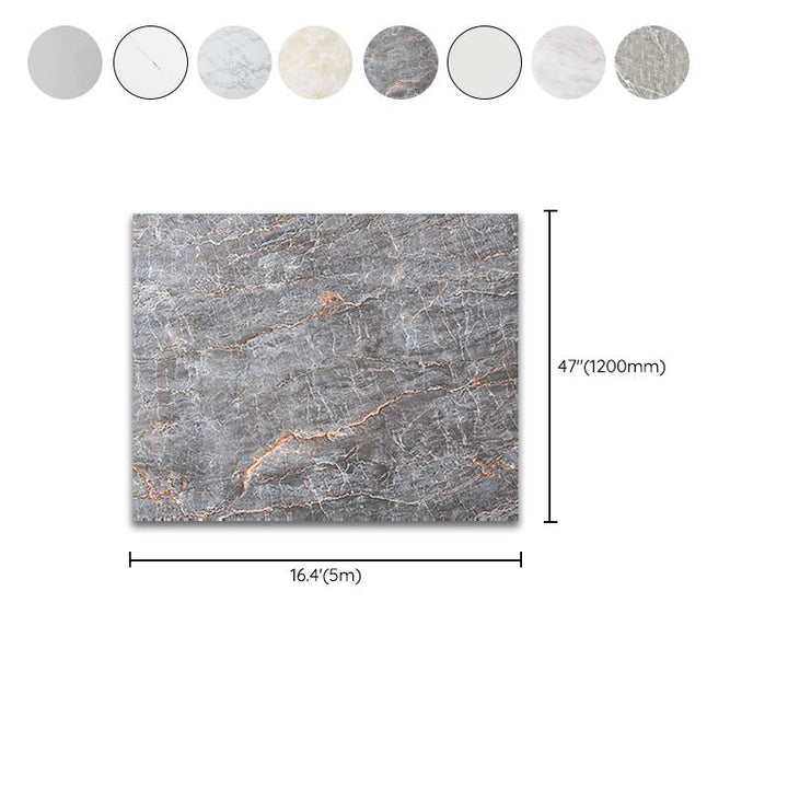 Lisslune | Modern Peel & Stick Field Tile PVC Rectangular Wallpaper for the Kitchen