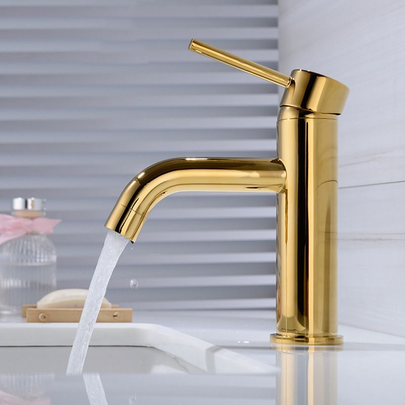 Lisslune | Modern 1-Hand Basin Faucet Geb brushed Gold Vanity Faucet Brass