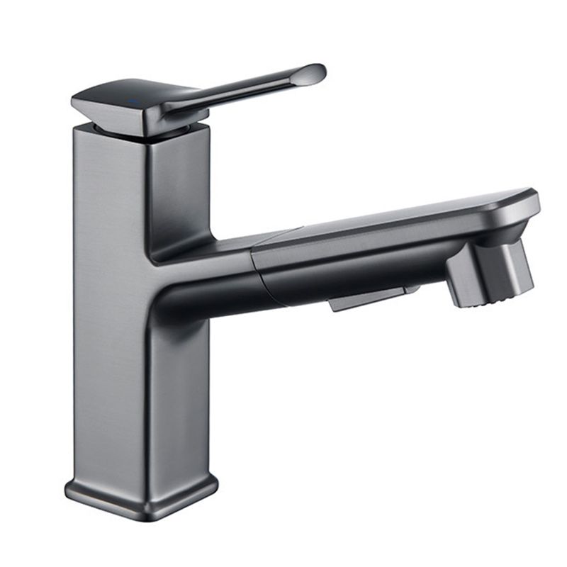 Lisslune | Contemporary Basin Mixer Lever Handles Low Arc Copper Basin Mixer