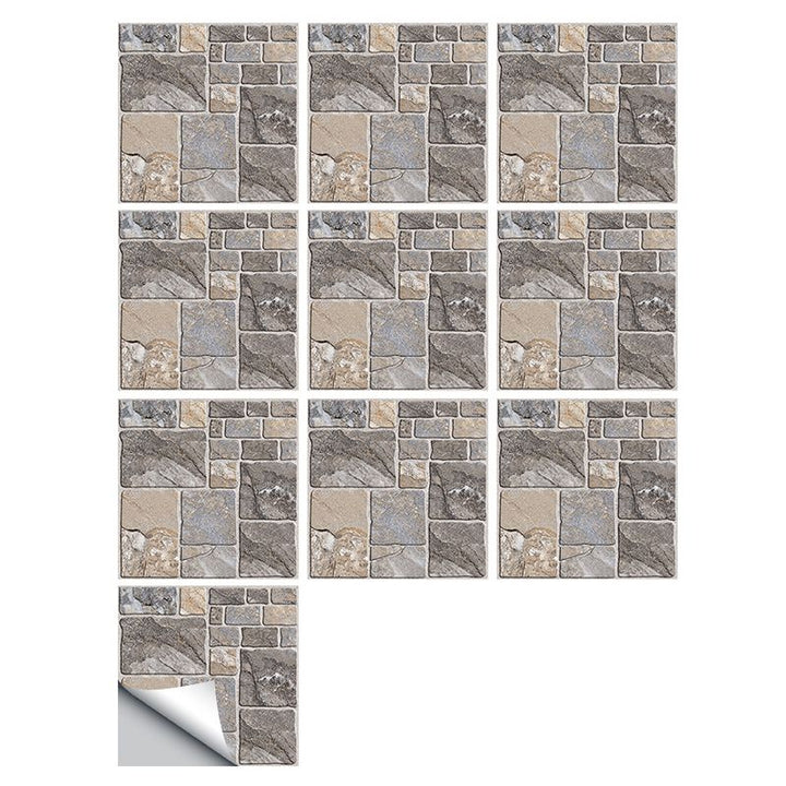 Lisslune | Plastic Peel and Stick Wall Tiles Modern Simple Peel and Stick Wall Tiles