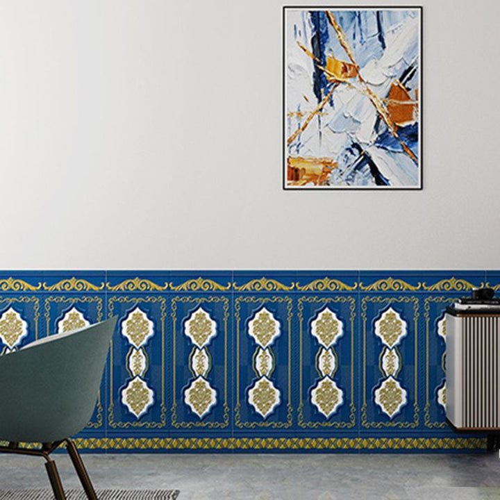 Lisslune | 3D embossed wall panel Glam style waterproof wall panel for the living room
