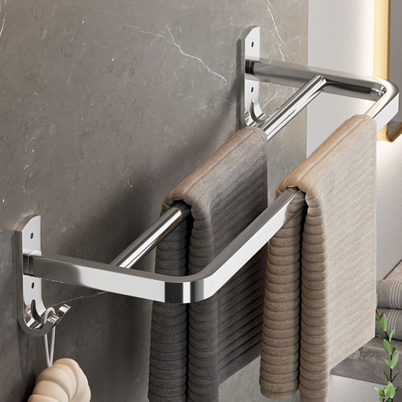 Lisslune | Modern Polished Chrome Bathroom Accessory Set Made of Stainless Steel