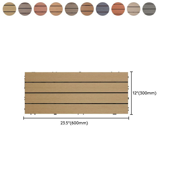 Lisslune | Waterproof Floor Tiles Layable Composite Patio Tiles