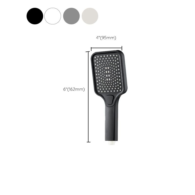 Lisslune | Contemporary Rectangular Hand Shower Adjustable Spray Pattern Shower Head