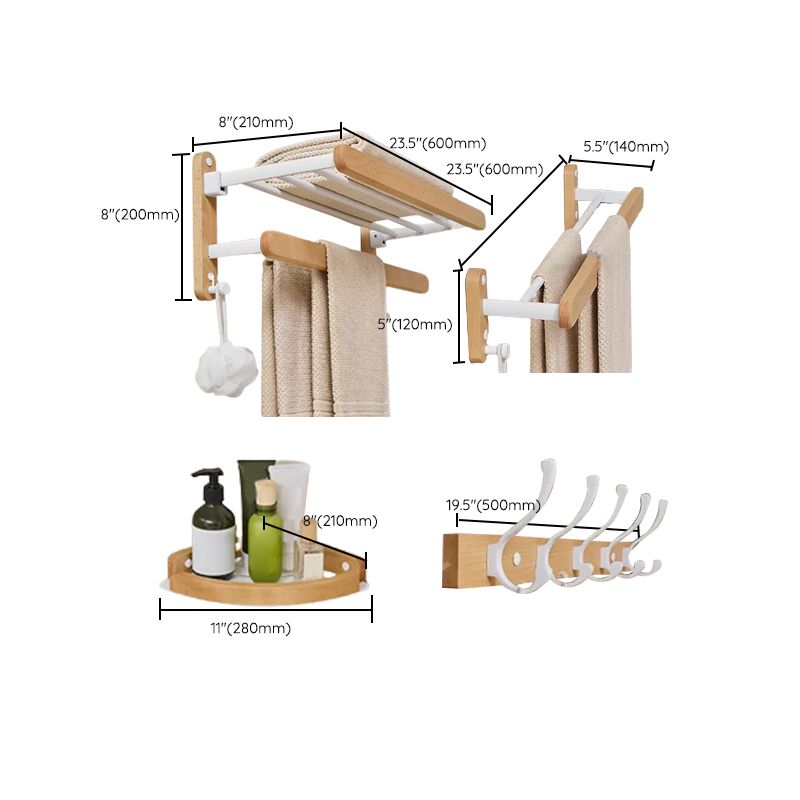 Lisslune | Modern natural bathroom accessories as a single piece or in a set made of solid wood