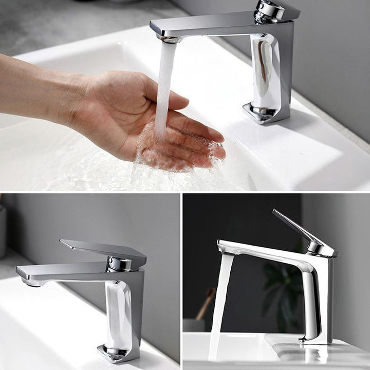 Lisslune | Glam Copper Vessel Faucet Lever Handles Low Arch Vessel Faucet for Bathroom