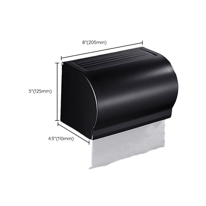 Lisslune | Modern Bathroom Accessories Set Towel Holder Black Soap Dish Bath Accessories Set