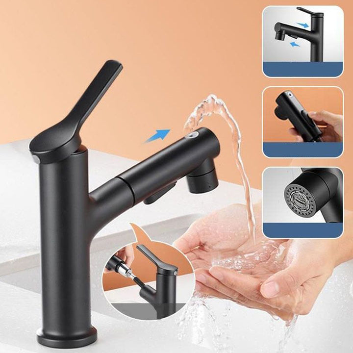 Lisslune | Modern Sink Faucet Pure Color Lavabo Faucet for the Bathroom