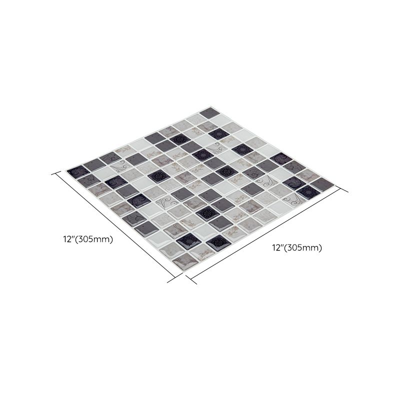 Lisslune | Plastic Peel & Stick Subway Tile Modern Simple Subway Tile Wallpaper