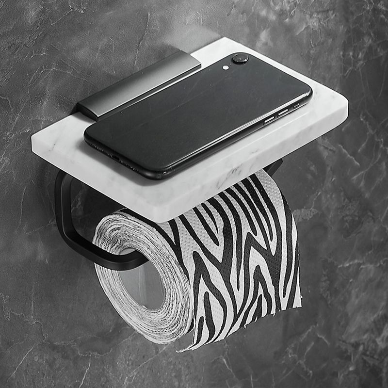 Lisslune | Metal and Marble Bathroom Hardware Set as a Single Piece or as a Set in Black