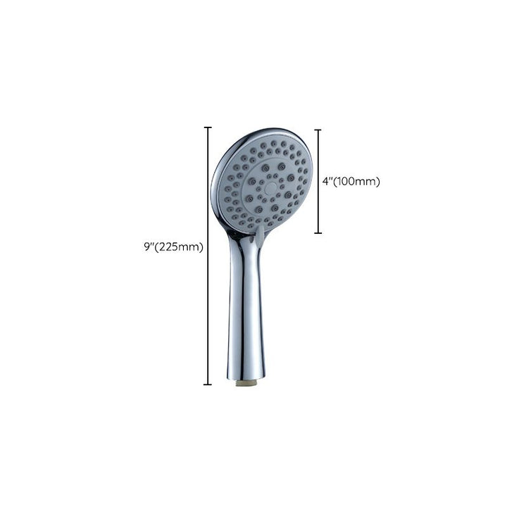 Lisslune | Modern adjustable shower head Round Metal Handheld Shower Head