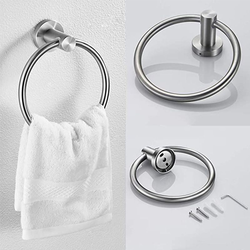 Lisslune | Traditional Bathroom Hardware Accessory Set Towel Ring/Bathrobe Hook/Towel Bar