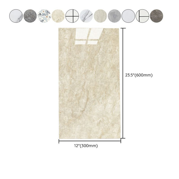 Lisslune | Bathroom mosaic tile marble print peel-and-stick backsplash tile