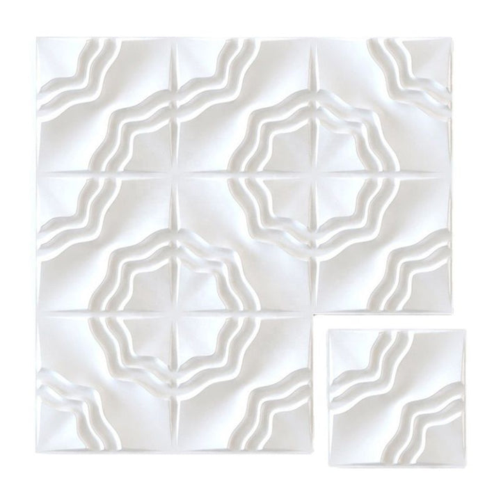 Lisslune | Modern square wall panel Peel and stick texture pattern wall covering